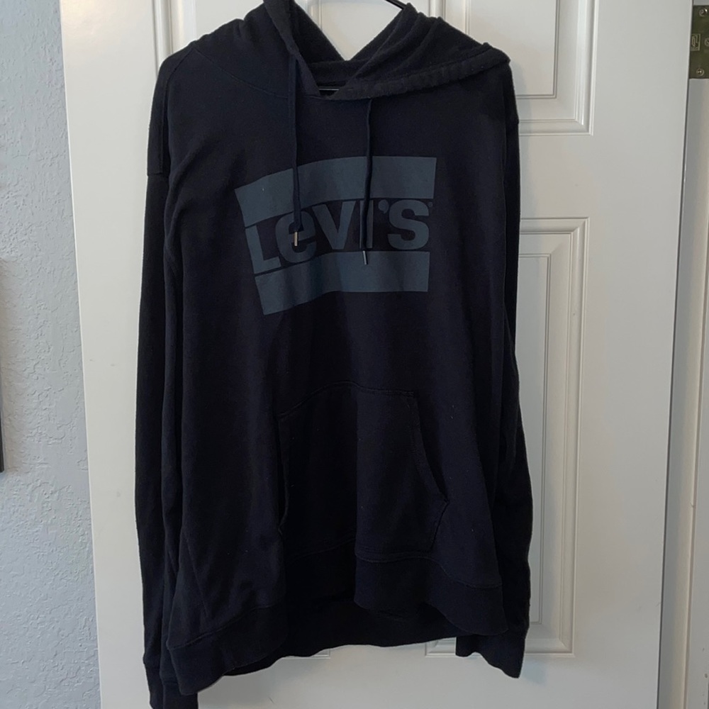 Levi's Long Sleeve Black Hoodie - XXL
